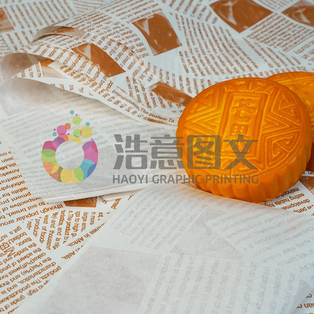 China Wholesale Kitchen Baking Paper Disposable Oil Paper Printing Packaging